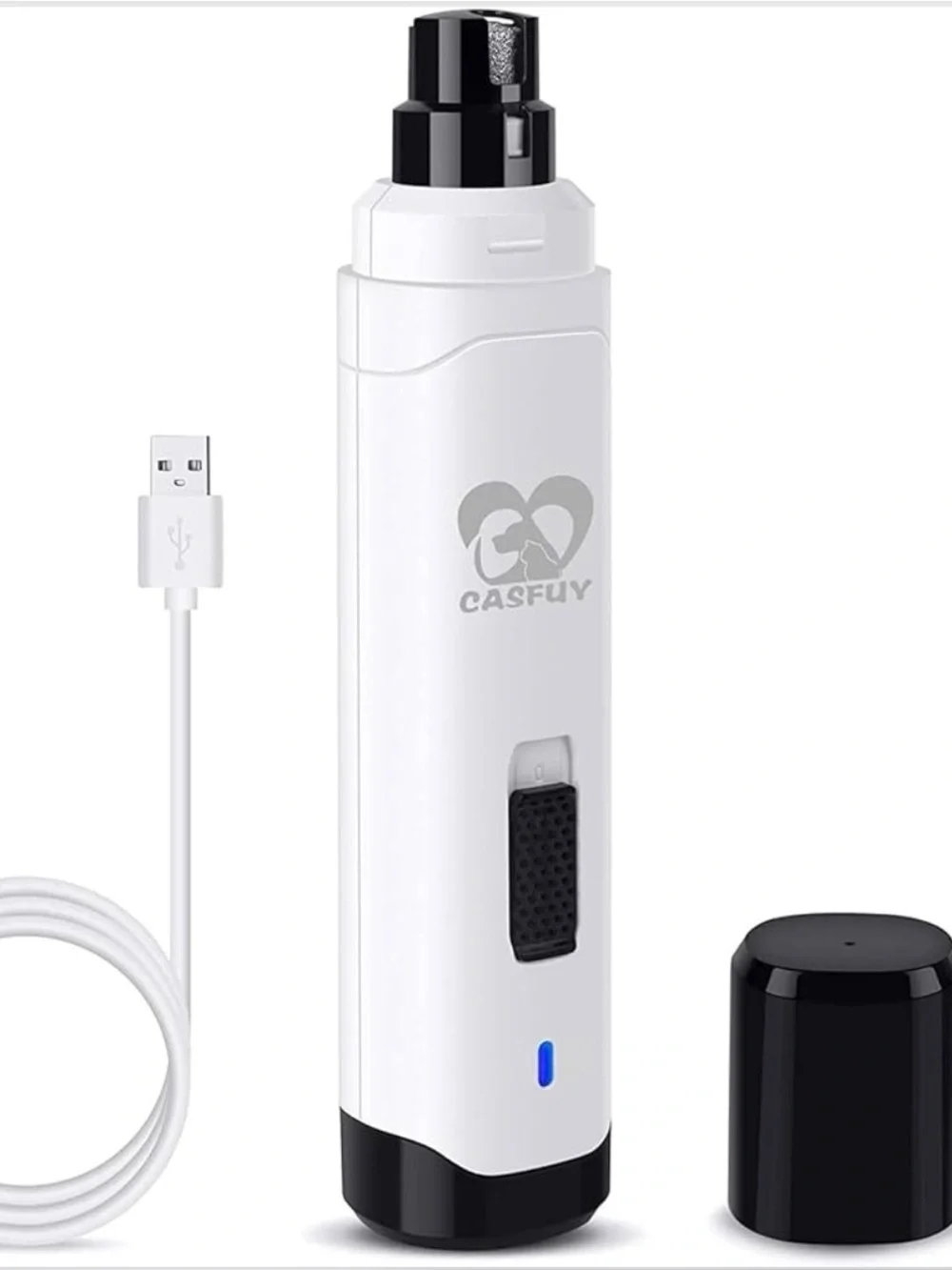 Casfuy Rechargeable Upgraded 2-Speed Professional Pet Nail Grinder | Dogs & Cats